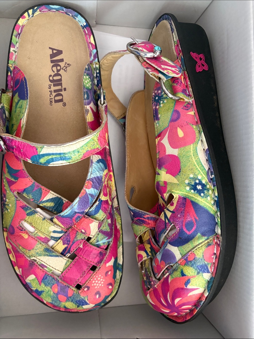 Alegria SZ40 euro USA 9.5-10 worn one PG Lite comfort - Picture 4 of 13